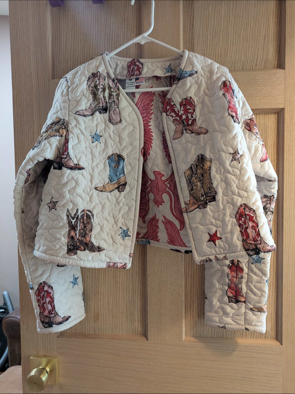 Ida Mae Thunderbird Boots Quilted Jacket
